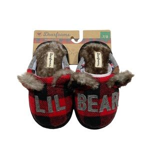 NWT Dearfoams slippers